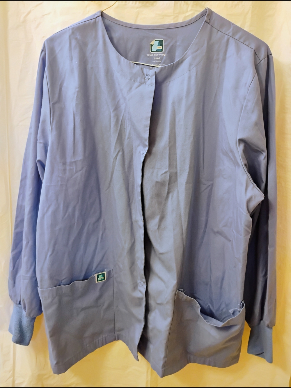 Adar Light blue women's jacket/scrub